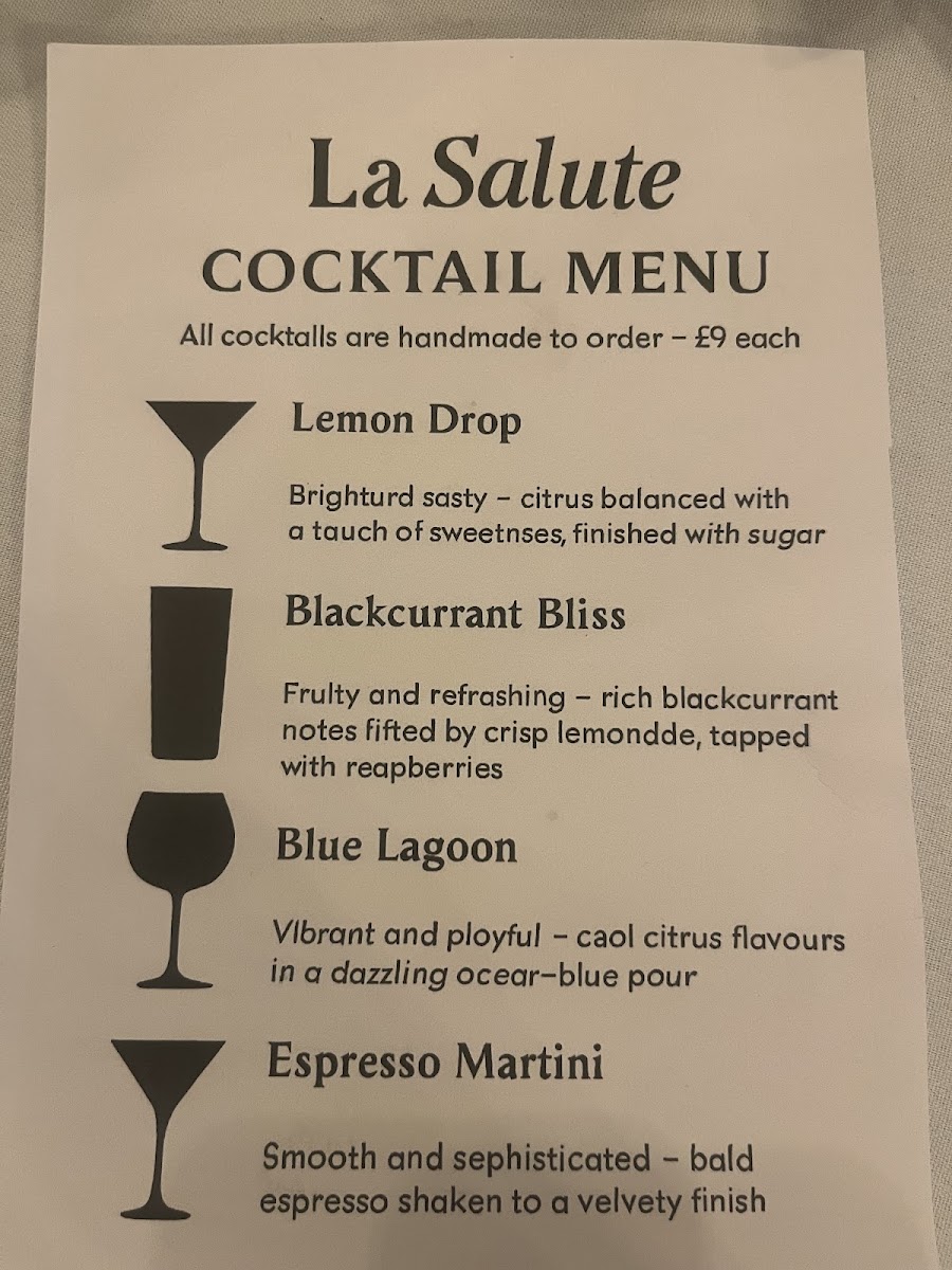 Menu La Salute Ristorante Italiano-6