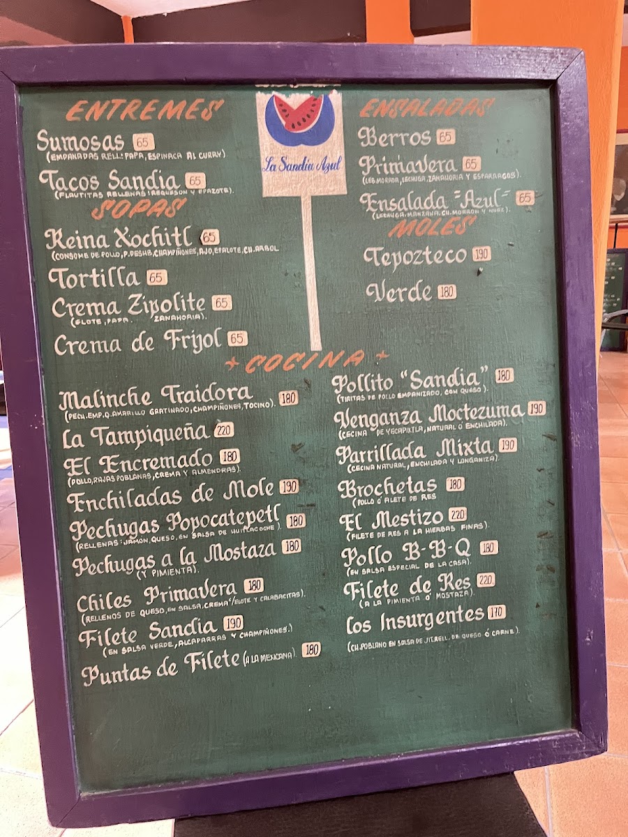 Menu La Sandía Azul-2