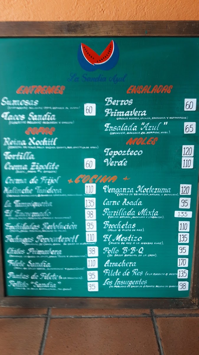 Menu La Sandía Azul-7
