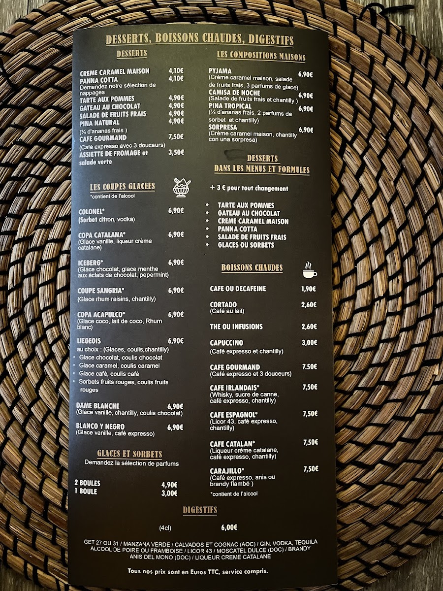 Menu La Sangria-5
