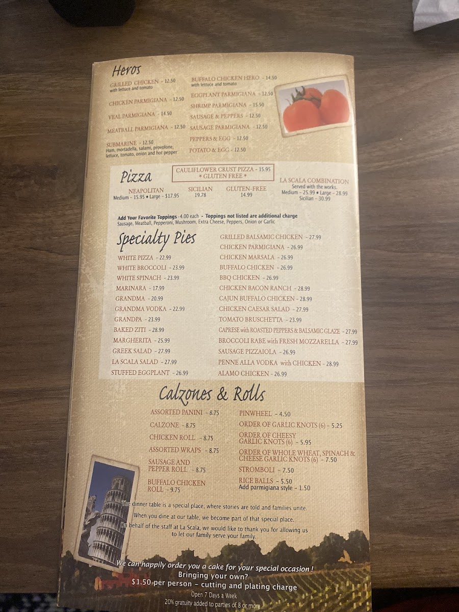 Menu La Scala Ristorante Pizzeria-2