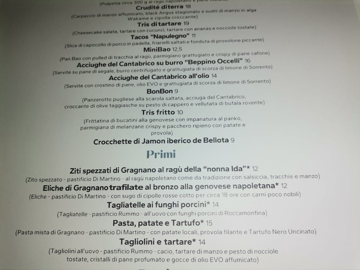 Menu La Spelunca Osteria Steakhouse-1