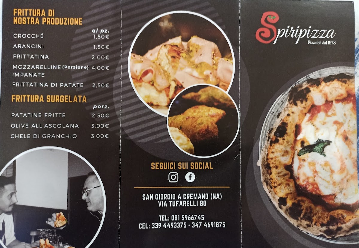 Menu La Spiripizza Di Ordine Antonio E Figli-2