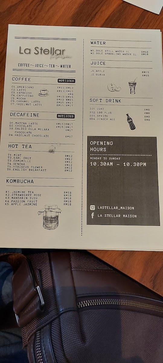 Menu La Stellar Maison-10