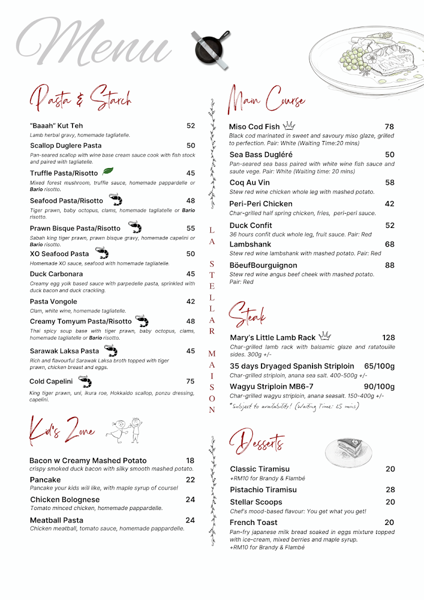 Menu La Stellar Maison-2