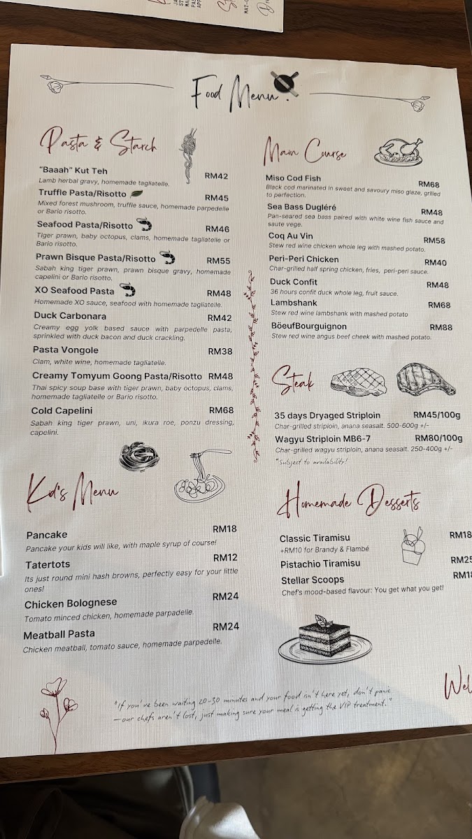Menu La Stellar Maison-7