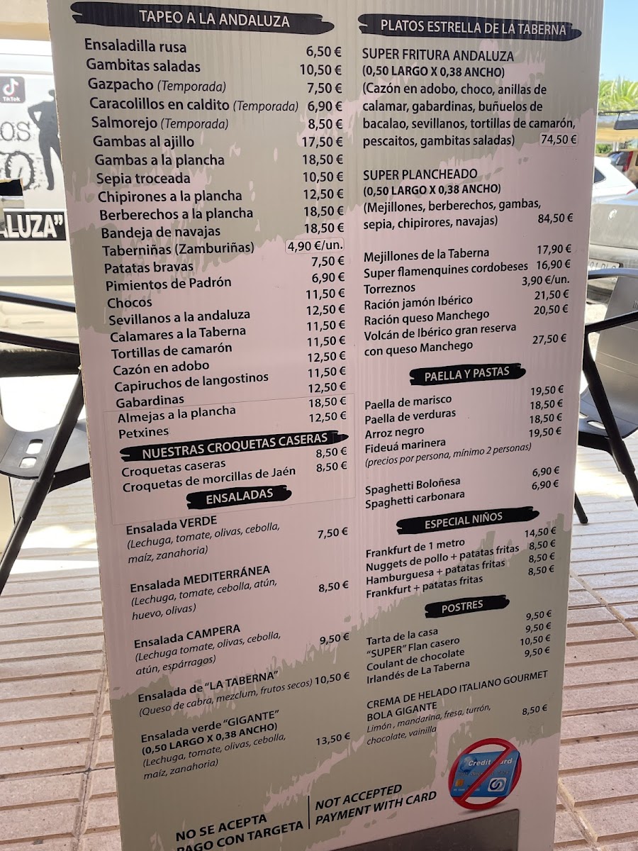 Menu La Taberna De Los Serrano-2