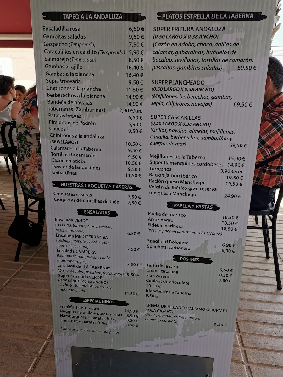 Menu La Taberna De Los Serrano-5