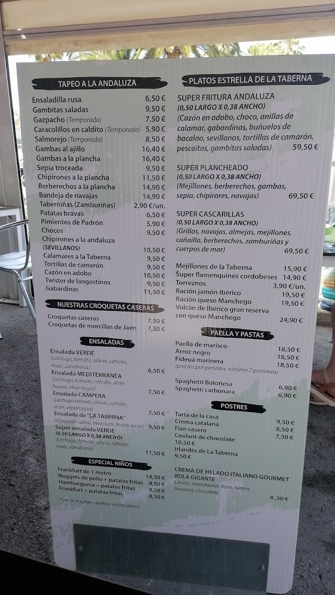 Menu La Taberna De Los Serrano-8