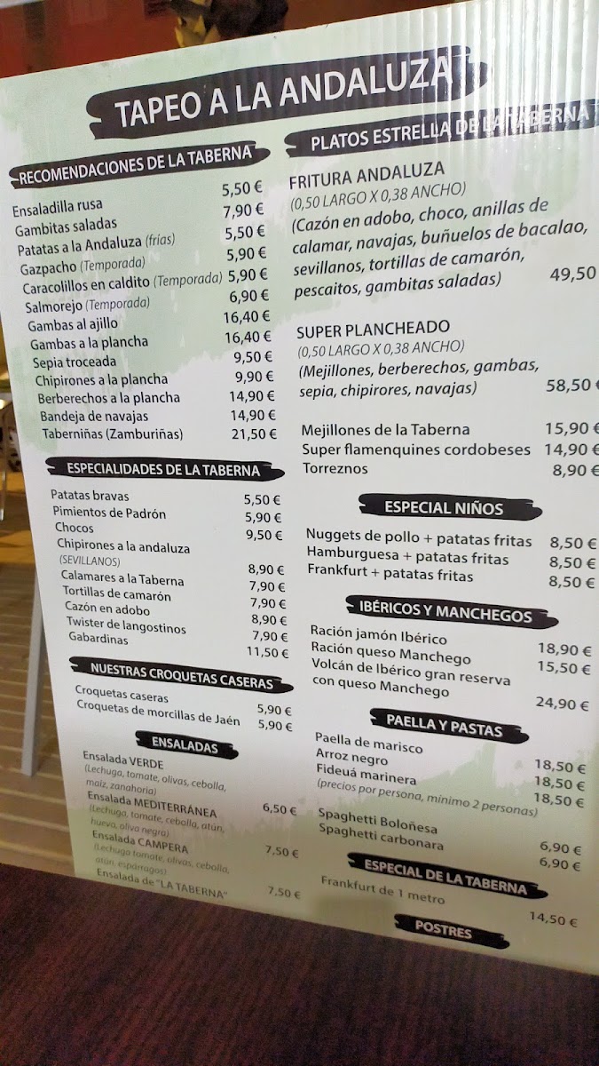 Menu La Taberna De Los Serrano-9