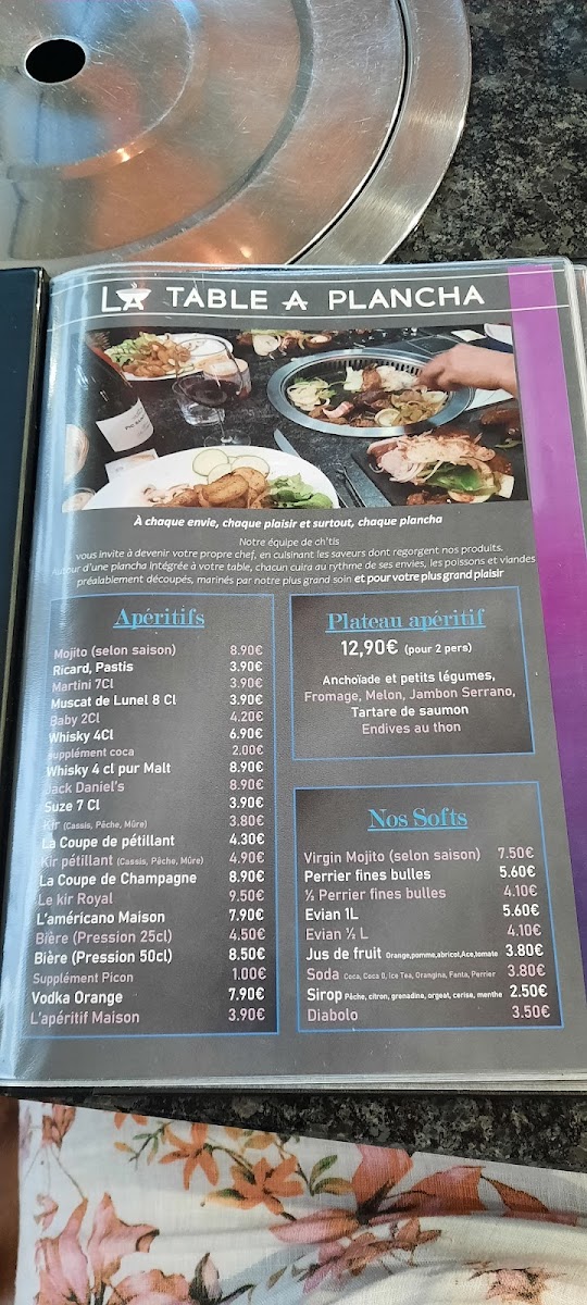 Menu La Table A Plancha (La Grande Motte)-4