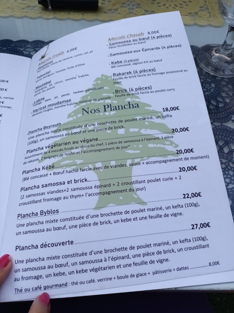 Menu La Table D'aladin-2