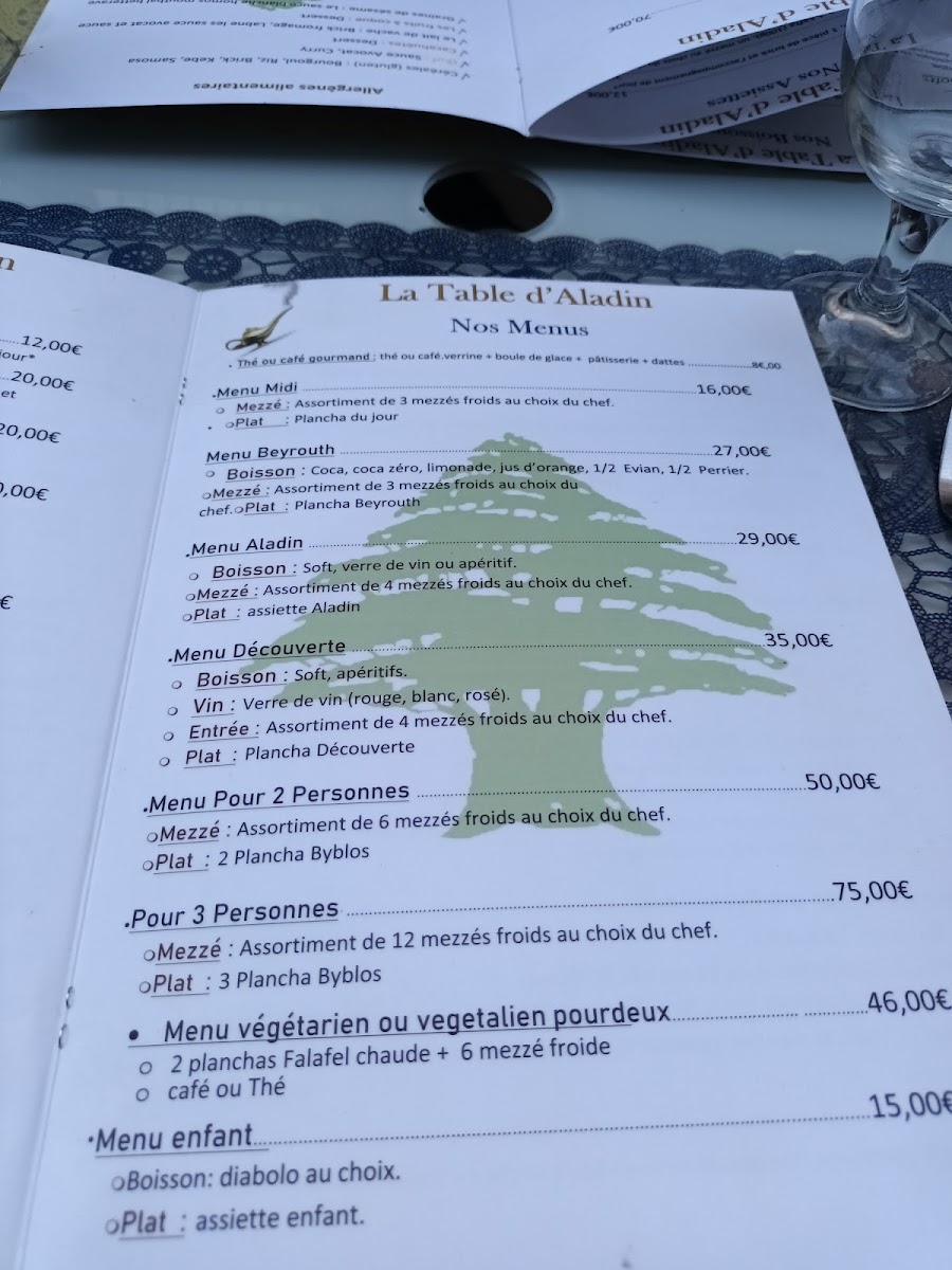 Menu La Table D'aladin-7