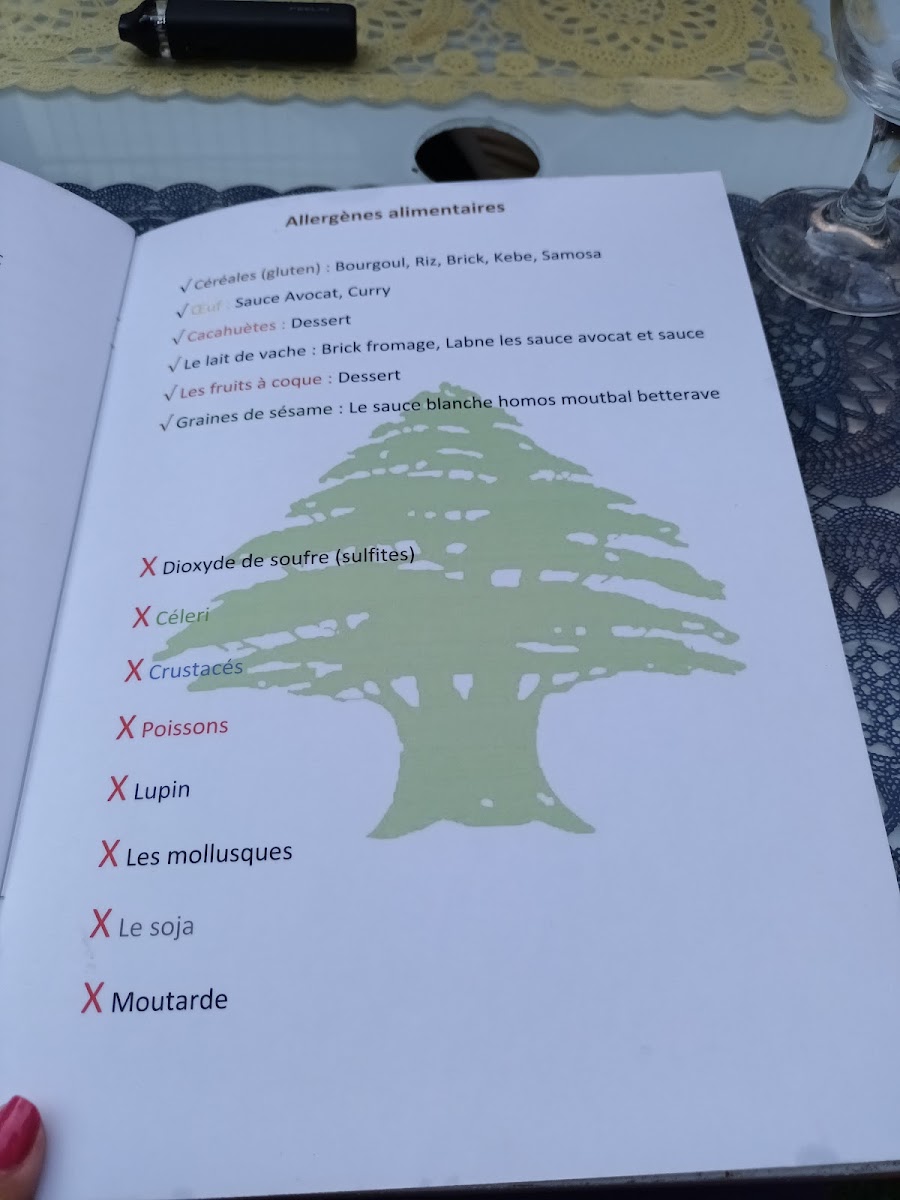 Menu La Table D'aladin-9