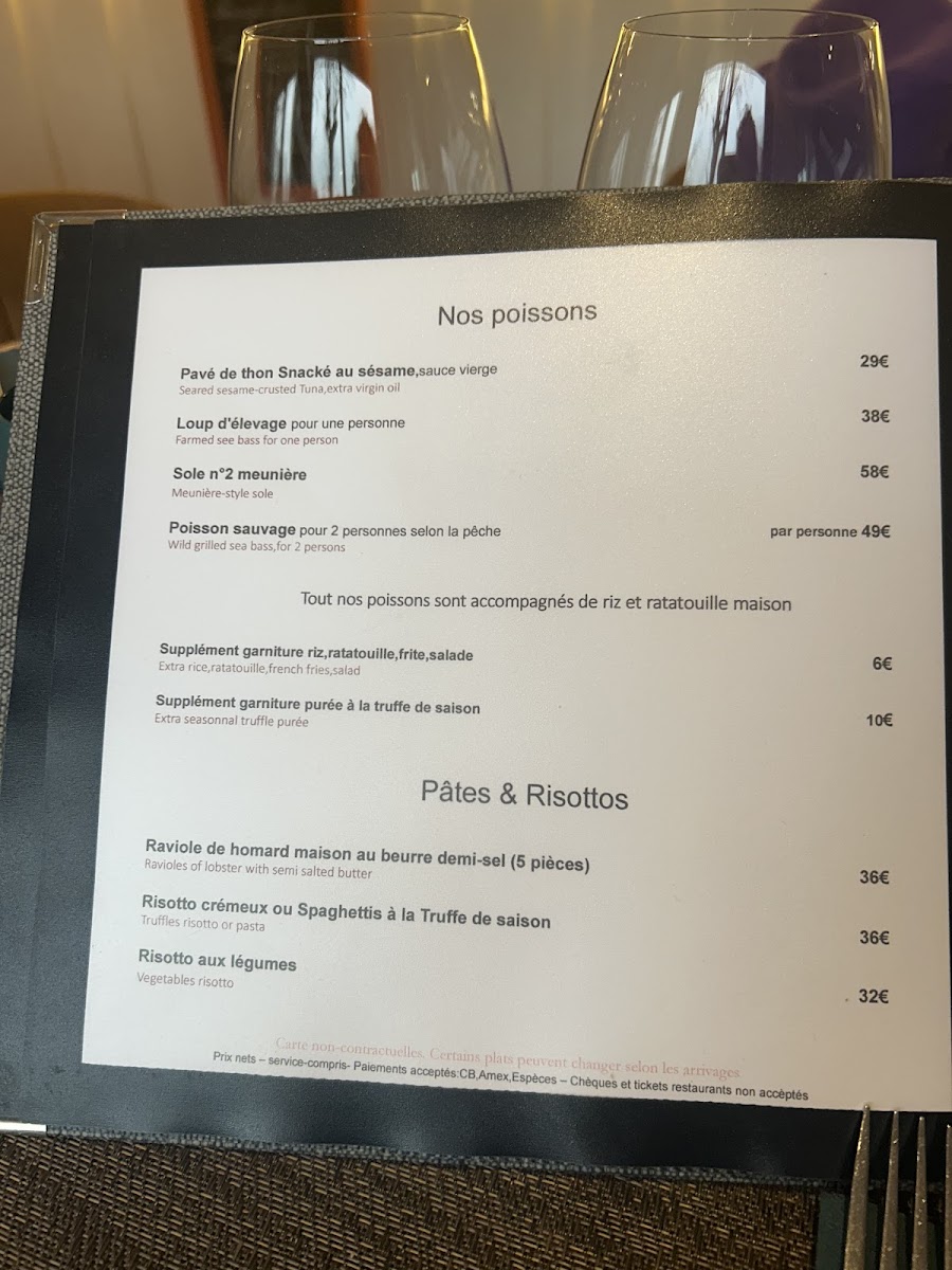 Menu La Table De Didier.-2