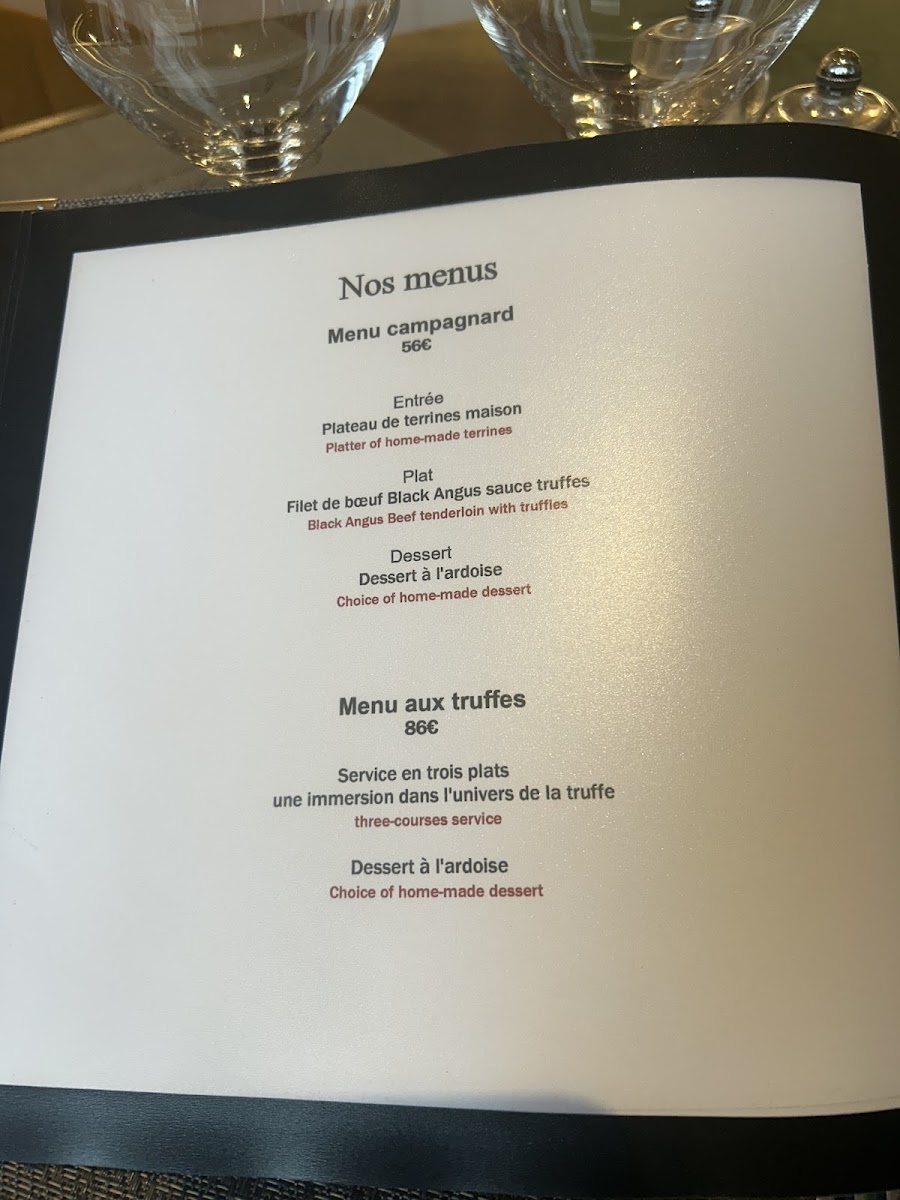 Menu La Table De Didier.-5