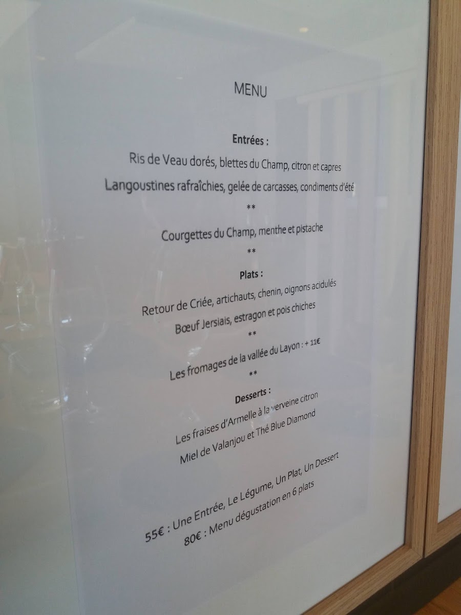 Menu La Table De La Bergerie-6