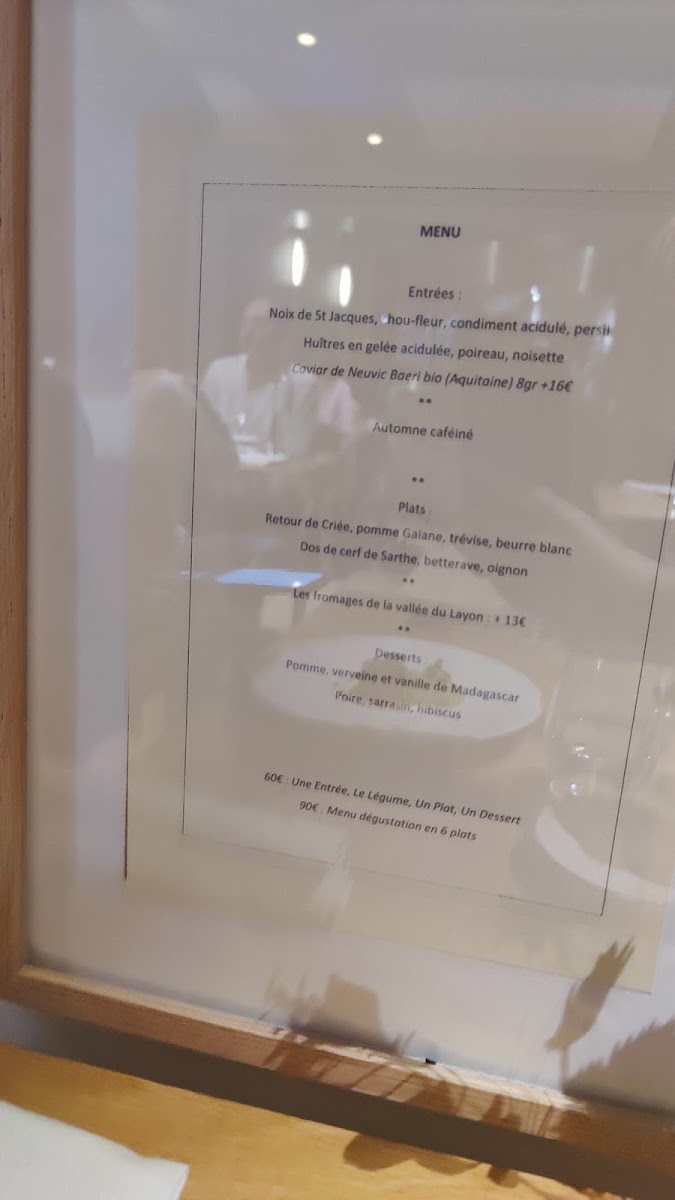 Menu La Table De La Bergerie-7