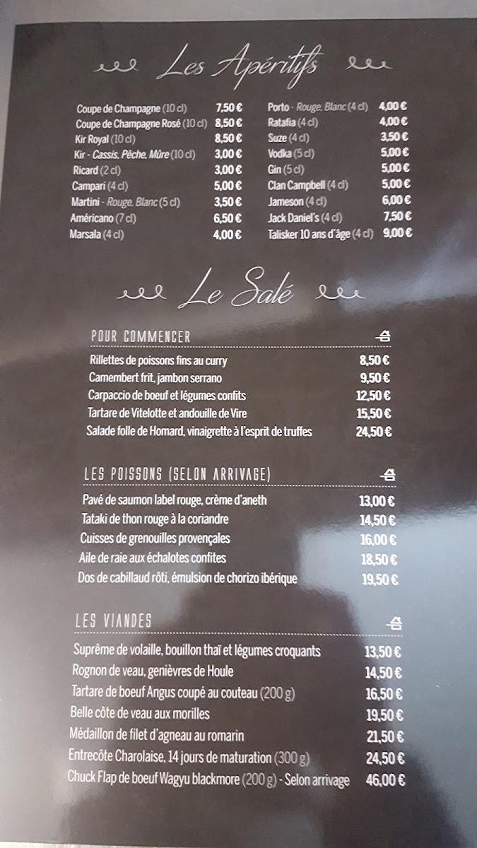 Menu La Table Des Halles-3