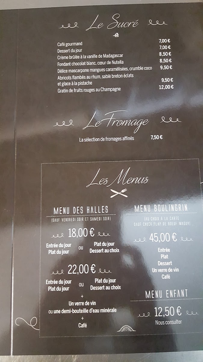 Menu La Table Des Halles-4