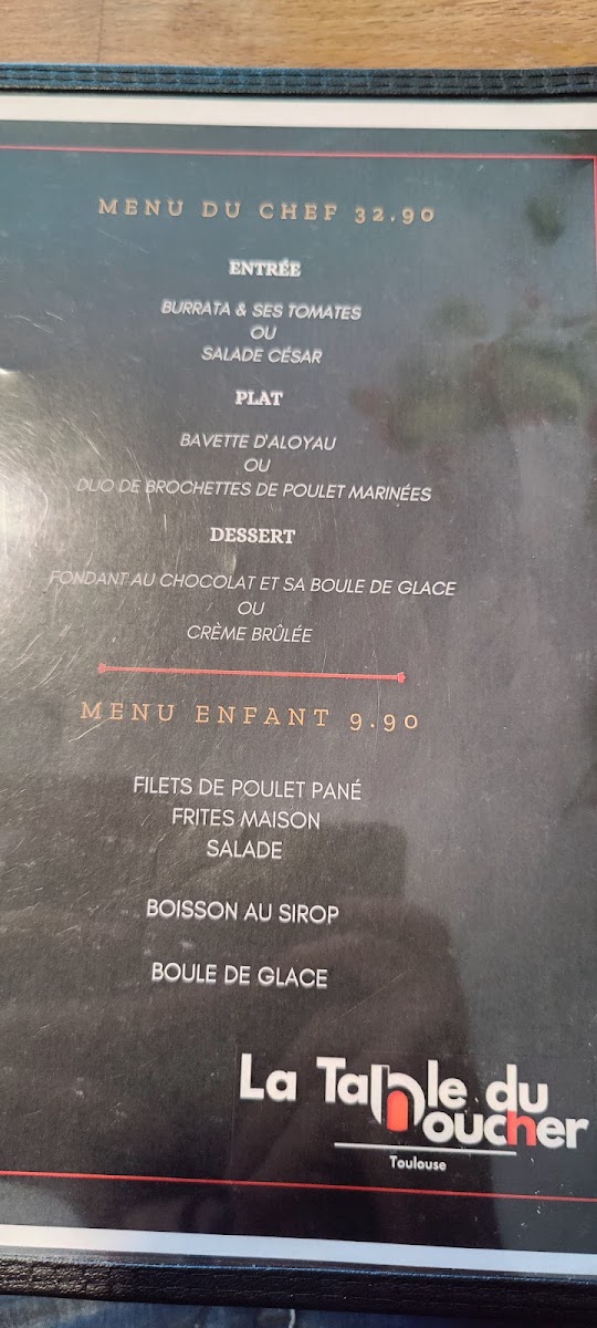 Menu La Table Du Boucher-8