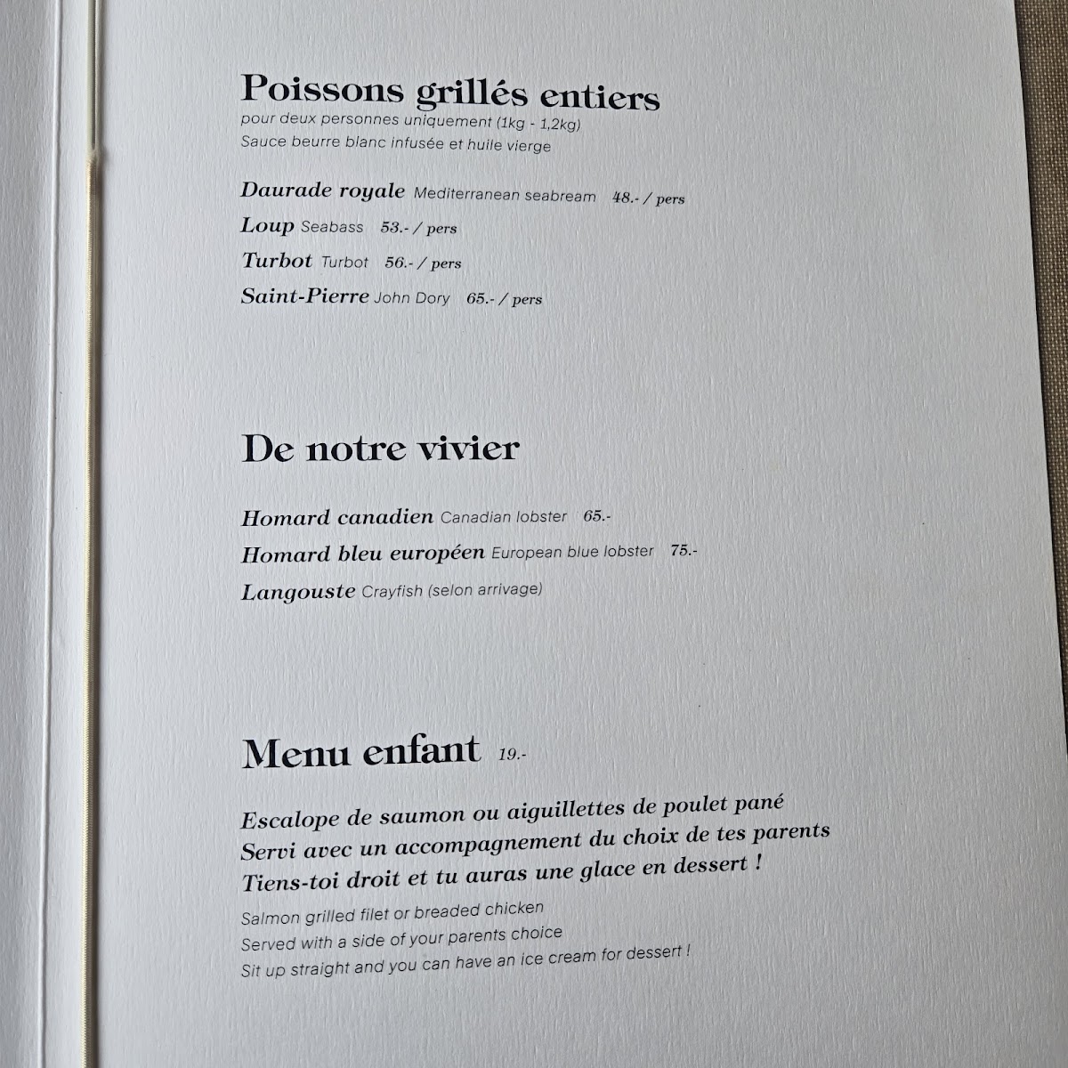 Menu La Table Du Mareyeur-4
