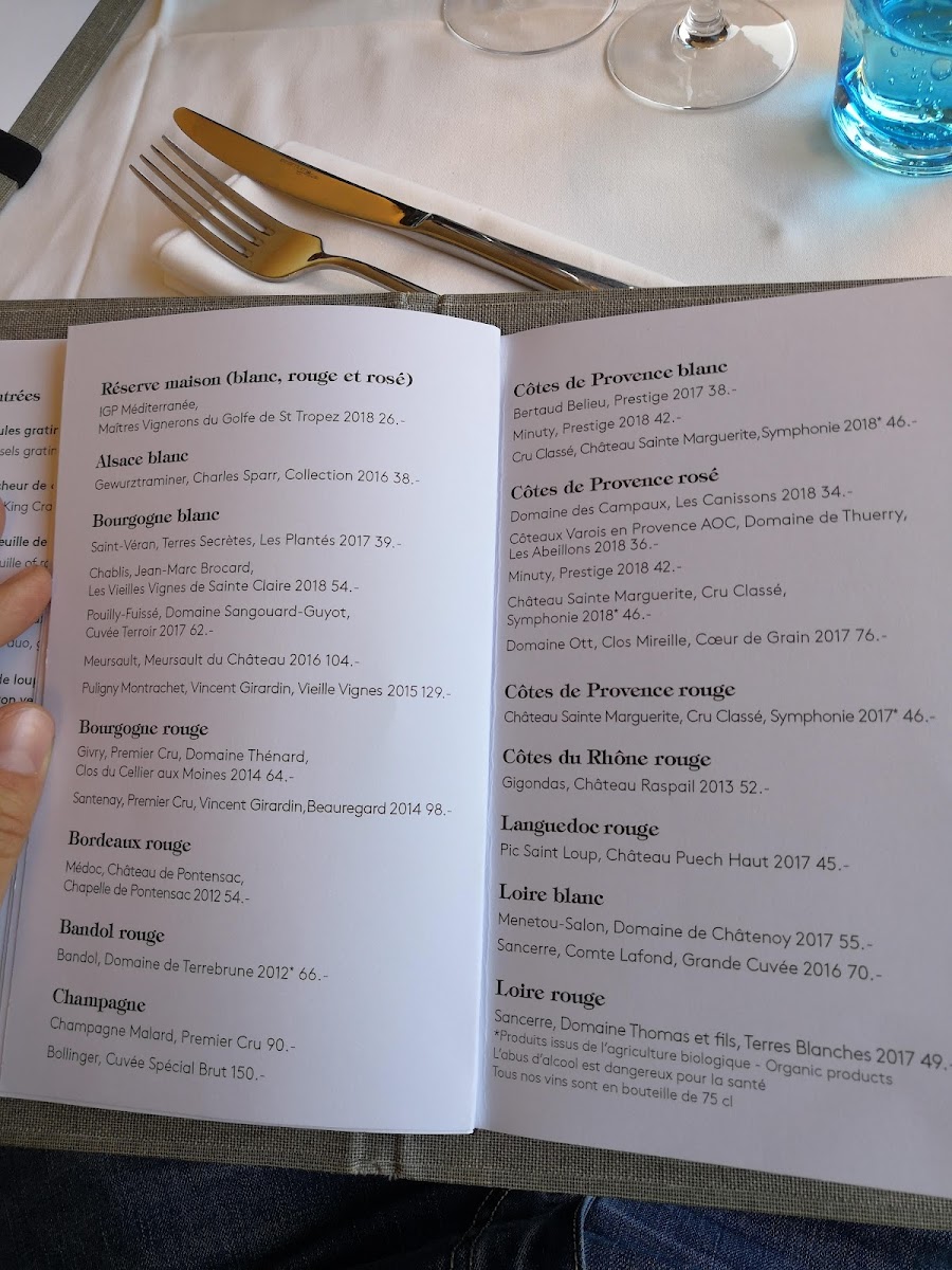 Menu La Table Du Mareyeur-8
