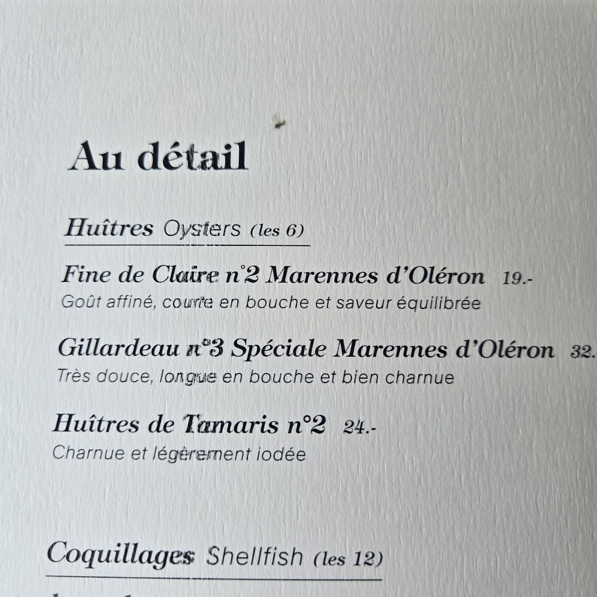 Menu La Table Du Mareyeur-9