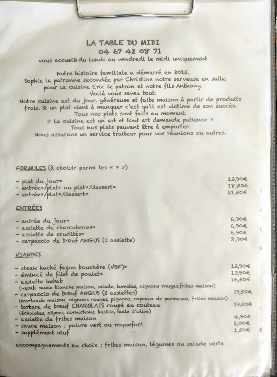 Menu La Table Du Midi-3