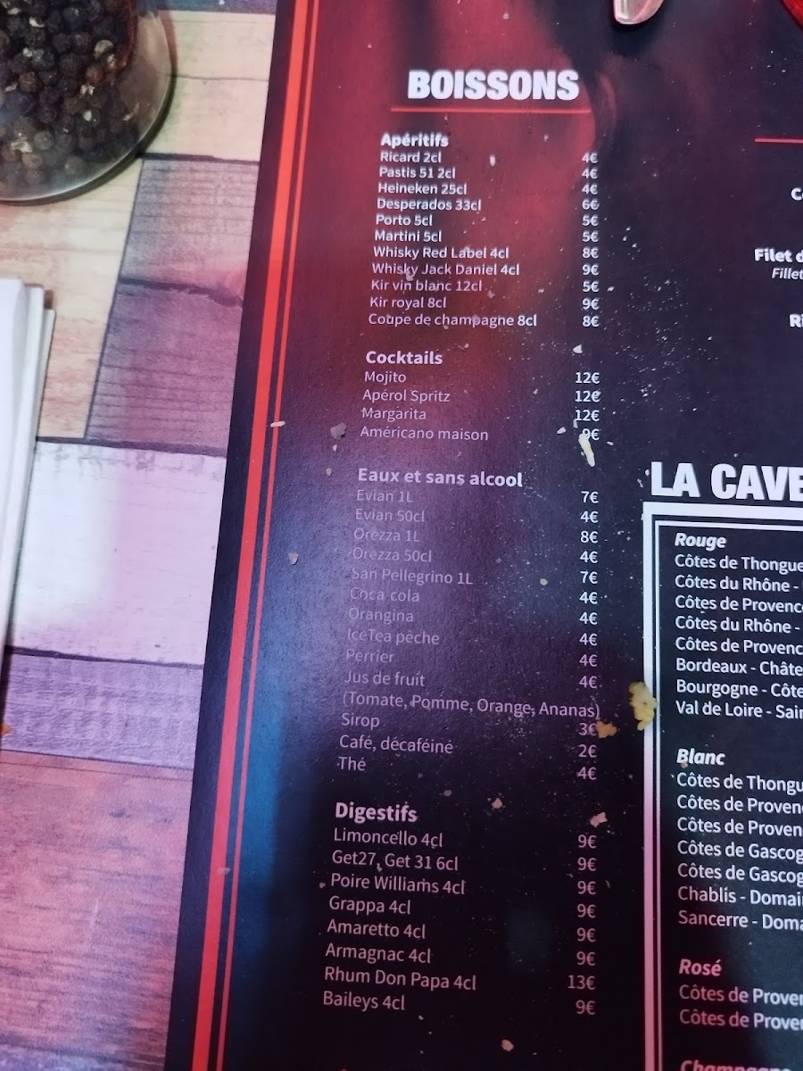 Menu La Table Restaurant-7