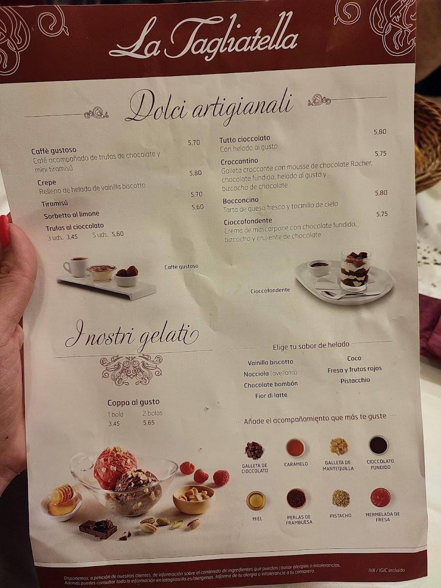 Menu La Tagliatella-6