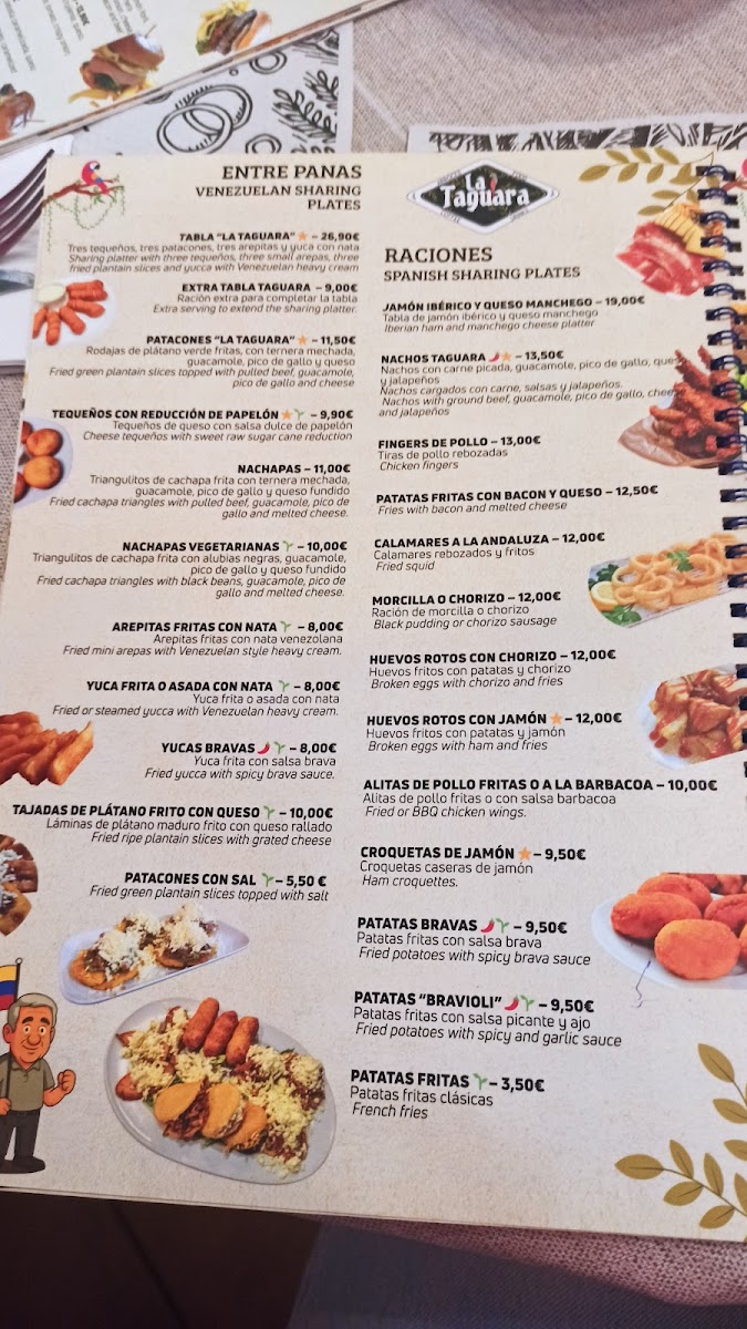 Menu La Taguara By Guayana Mia S.l-1