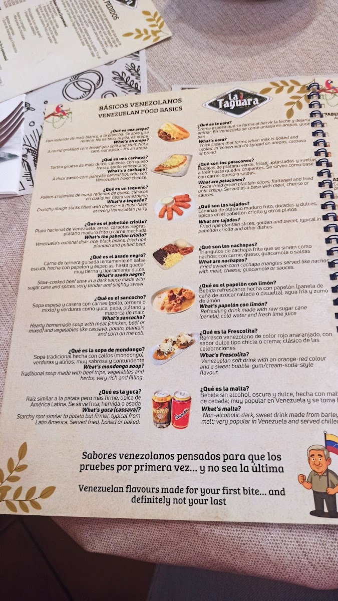 Menu La Taguara By Guayana Mia S.l-10