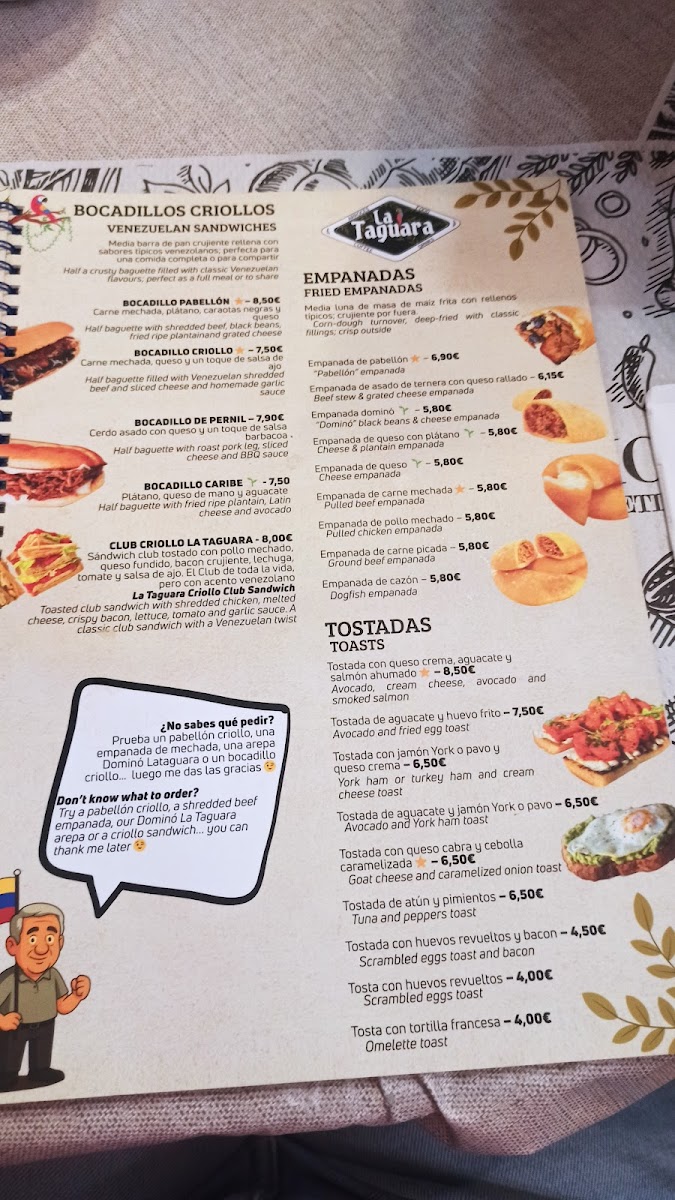 Menu La Taguara By Guayana Mia S.l-3