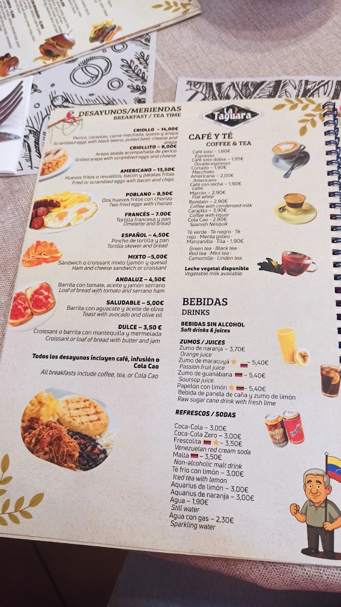 Menu La Taguara By Guayana Mia S.l-4