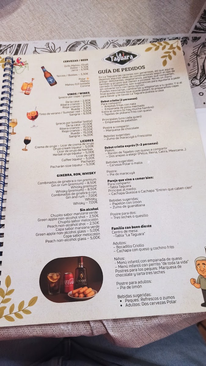 Menu La Taguara By Guayana Mia S.l-6