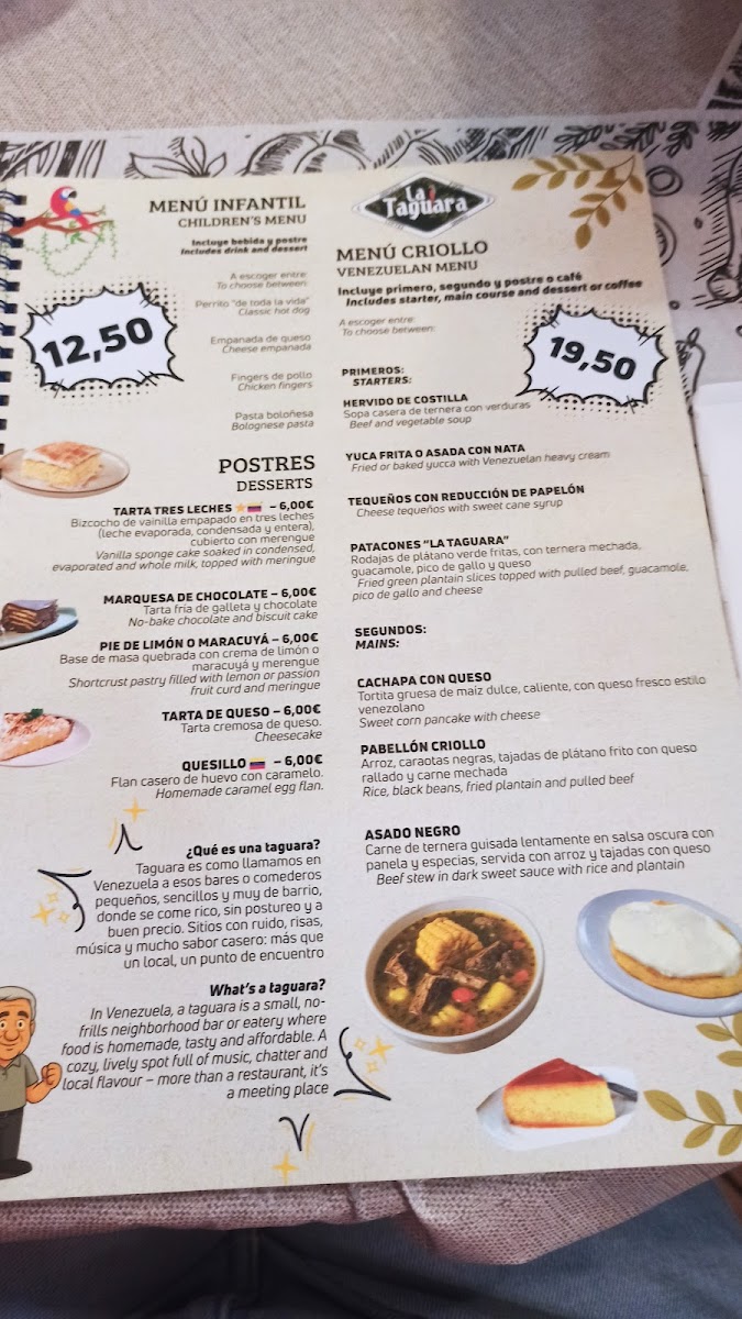 Menu La Taguara By Guayana Mia S.l-8