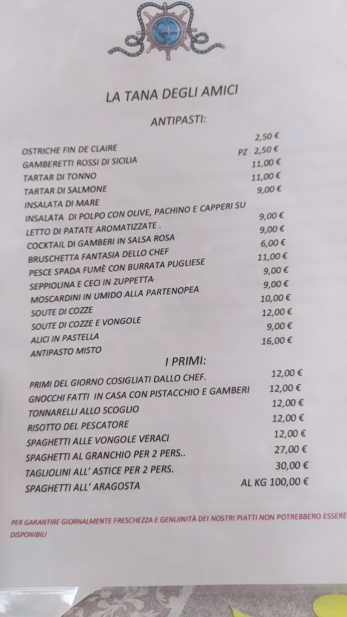 Menu La Tana Degli Amici-4