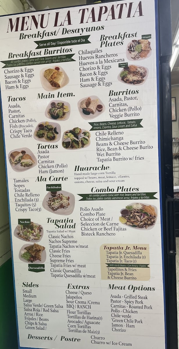 Menu La Tapatia Market & Deli-1