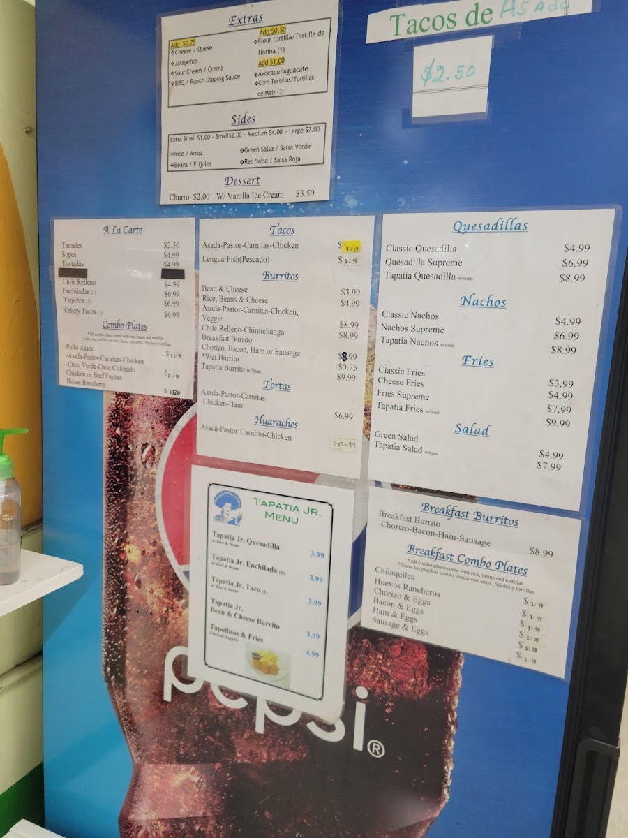 Menu La Tapatia Market & Deli-4