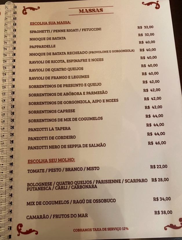 Menu La Tapera Pizzas E Massas-7