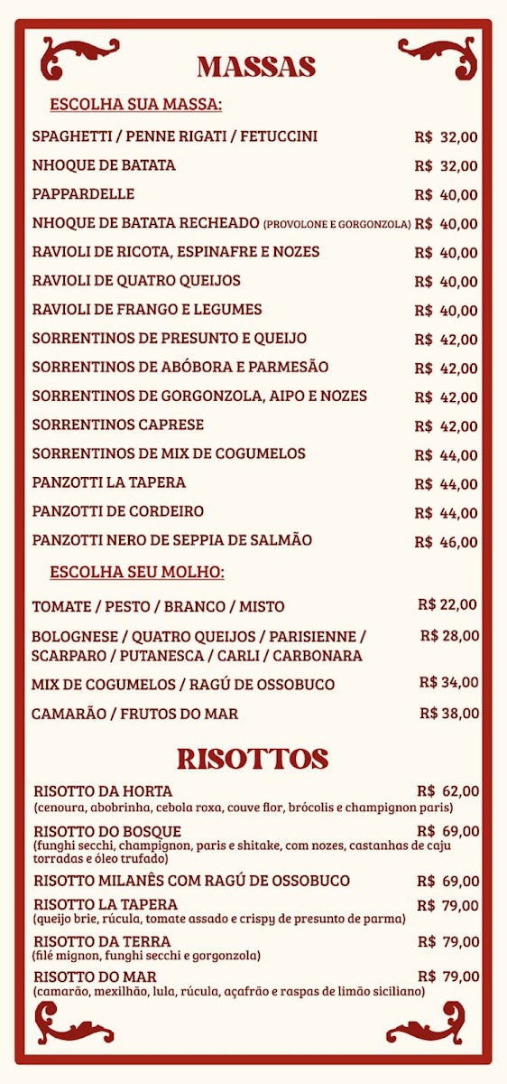 Menu La Tapera Pizzas E Massas-9