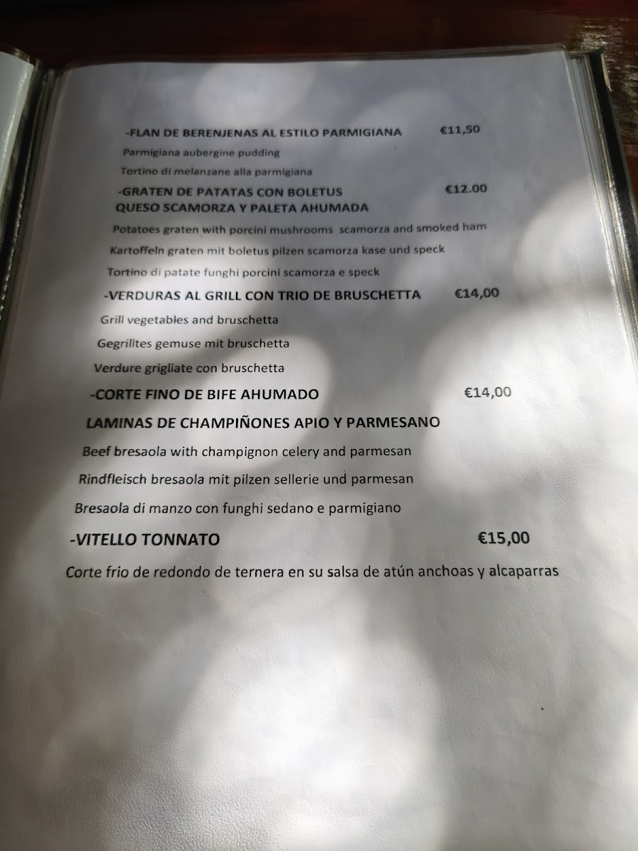 Menu La Tasca De Lita-1