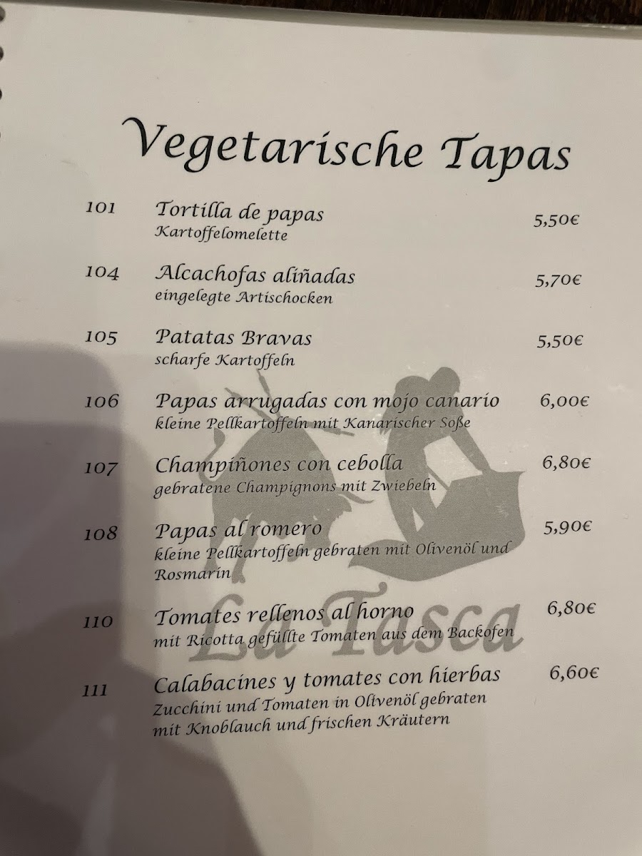 Menu La Tasca-1