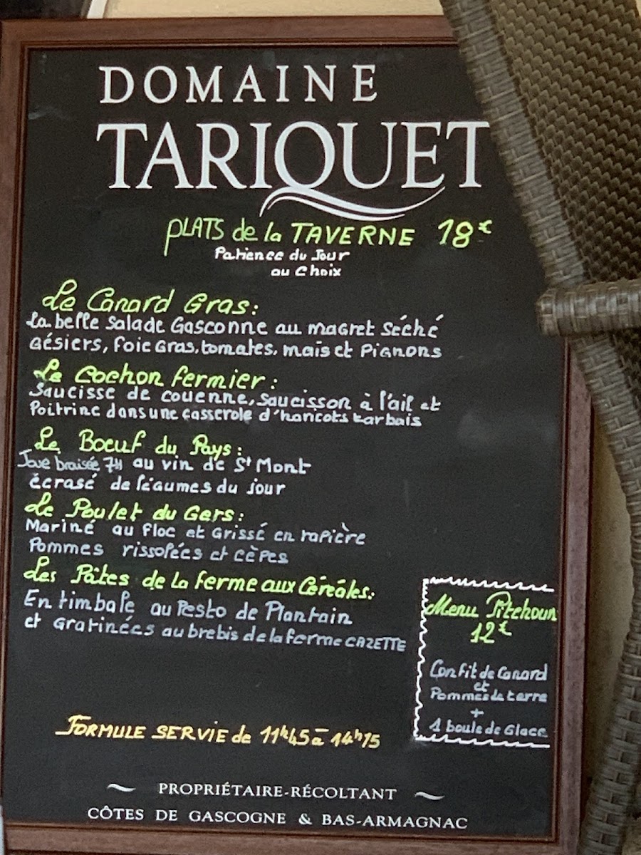 Menu La Taverne De D'artagnan-4