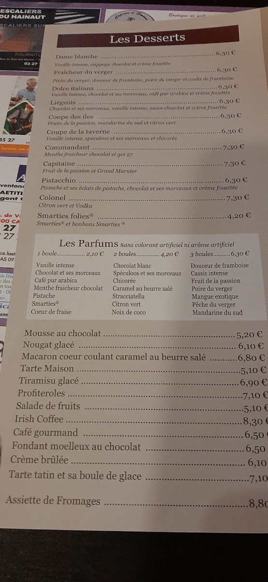 Menu La Taverne De Lutèce-9