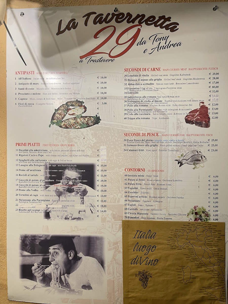 Menu La Tavernetta 29 Da Tony E Andrea-6