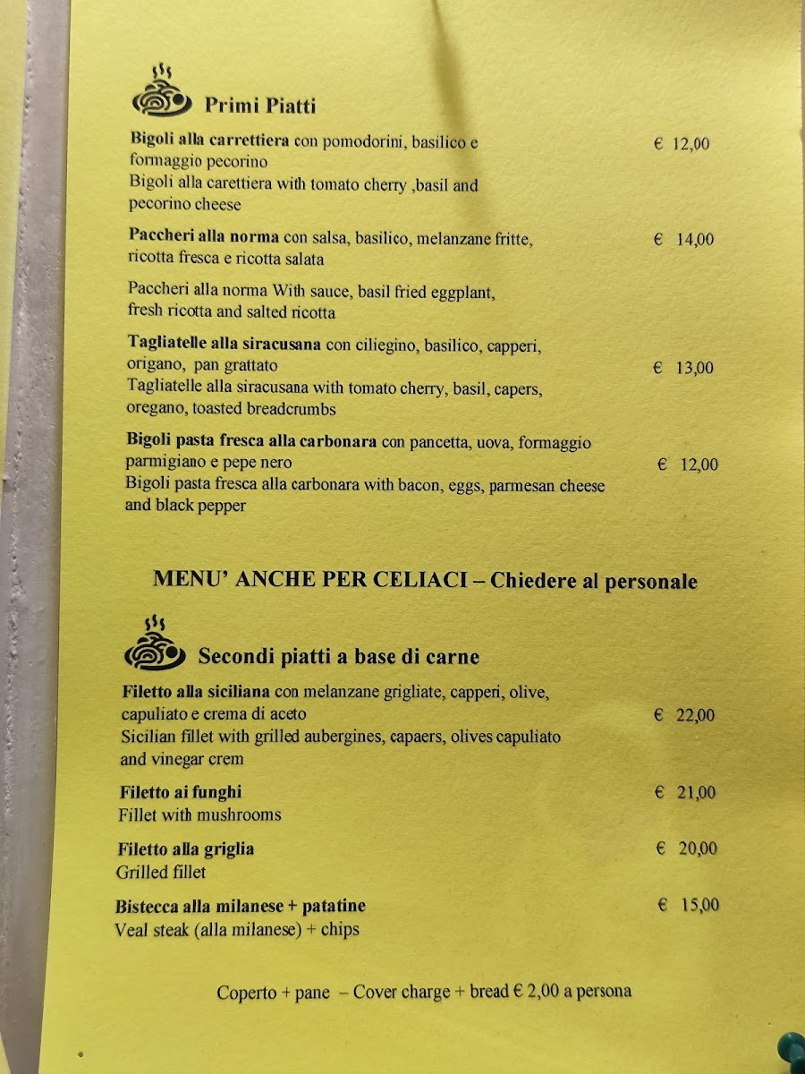 Menu La Tavernetta Uno Da Simone-7
