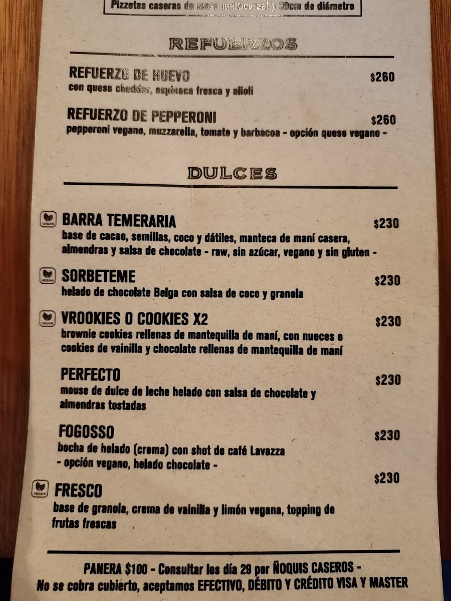 Menu La Temeraria-1