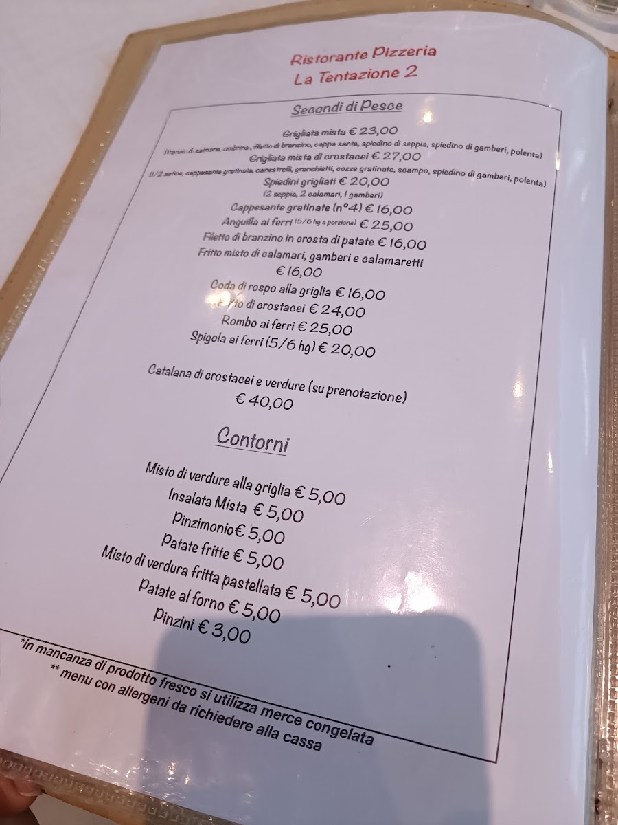 Menu La Tentazione 2 Dei F.lli Trotta-1